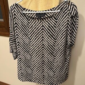 Karina Grimaldi Asymmetric Animal Print top